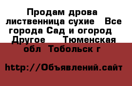 Продам дрова, лиственница,сухие - Все города Сад и огород » Другое   . Тюменская обл.,Тобольск г.